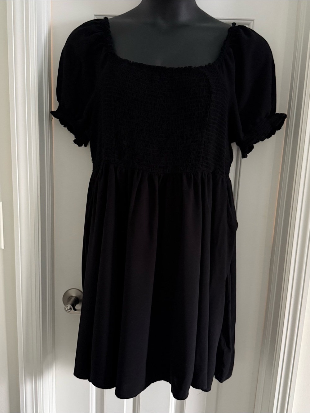 Torrid Black Babydoll Mini Dress - Picture 1 of 3